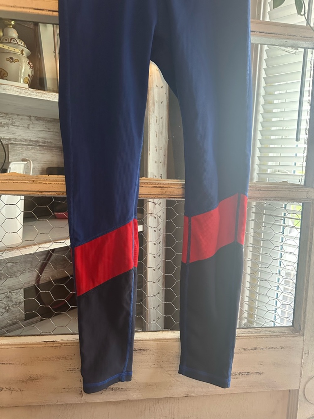 Wilo | Ribbed 7/8 Colorblock leggings - Picture 2 of 8